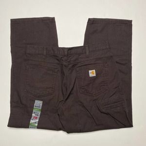 Carhartt | Pants | Brown Flame Resistant Carhartt Carpenter Pants Loose Fit  Nwt White Logo Patch | Poshmark